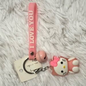 Hello Kitty Pink Keychain
